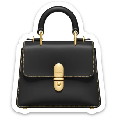 Black jacquemus le bambino bag sticker