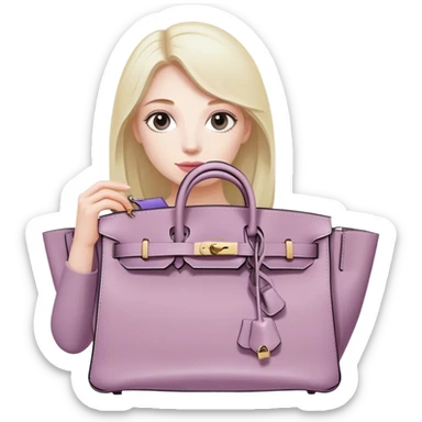 Birkin Mauve Pale sticker