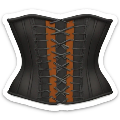 corset on beautiful women sticker