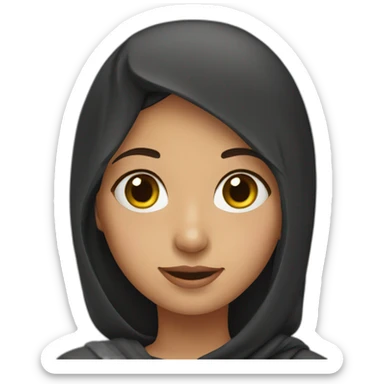 Palestinian girl sticker