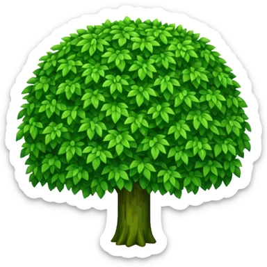 create a dnd style bush.png using 48x48 pixels size sticker