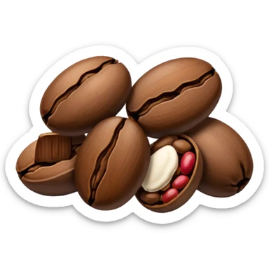 Espresso beans three sticker