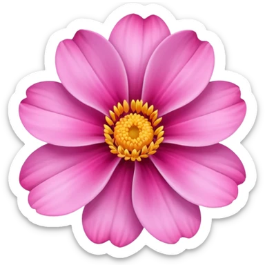 a beautiful flower sticker