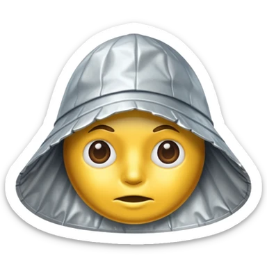 tin foil hat sticker