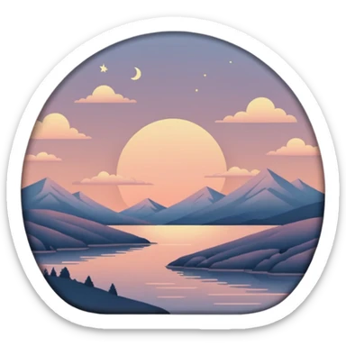 Dull-colored dusky romantic vintage aesthetic  sticker