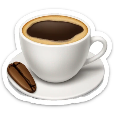 Cup of coffee sticker