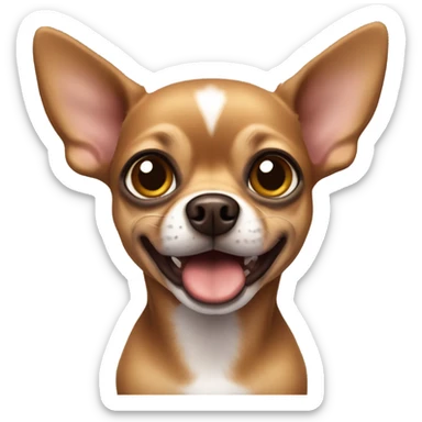 Brown Chihuahua sticker