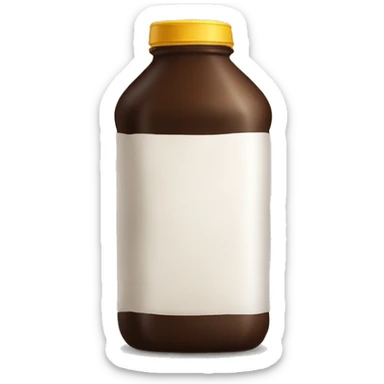 Coffee bottle write letter luckin sticker
