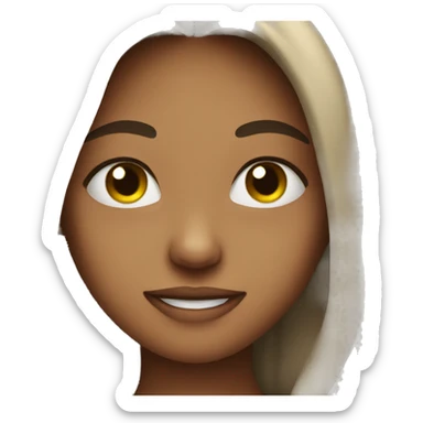 Flirting girl  sticker