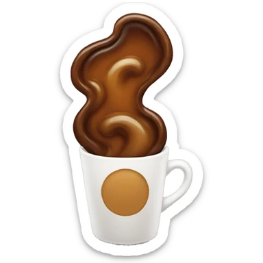 caramelized coffee  sticker