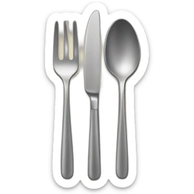 cutlery sticker