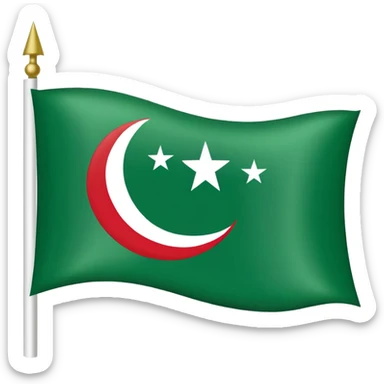 Kashmiri flag sticker
