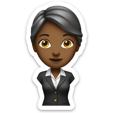 Finance girl sticker