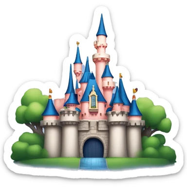 Disneyland paris castle sticker