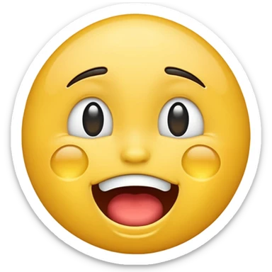 Crying laughing emoji  sticker