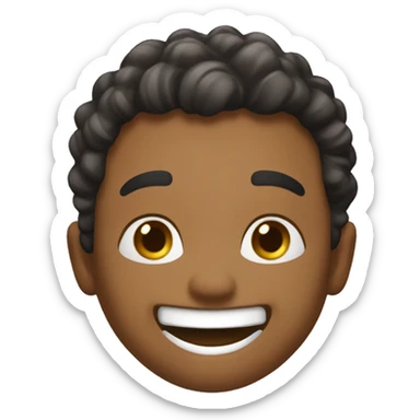 Majama Che!" (All good!)

Visual: A cheerful character with a broad smile and good looks  sticker