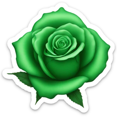 green rose sticker