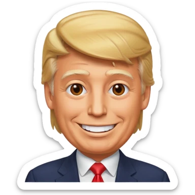 Donald Trump emoji sticker