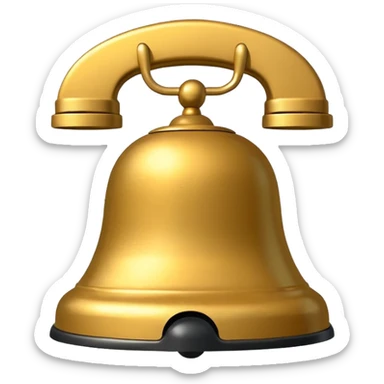 reception bell sticker
