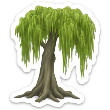 Weeping willow  sticker