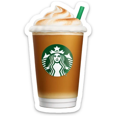 starbucks pumpkin latte sticker