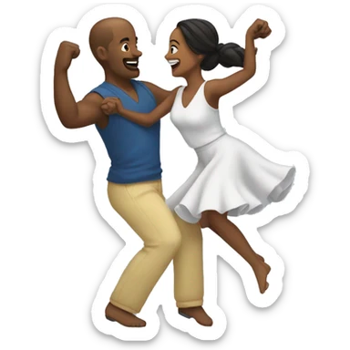 COUPLES DANCING sticker