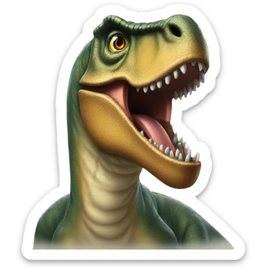 A giganotosaurus dino sticker