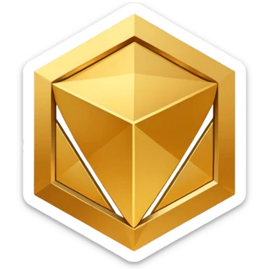 The Geo Element’s Logo symbol  sticker