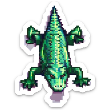 crocodile sticker