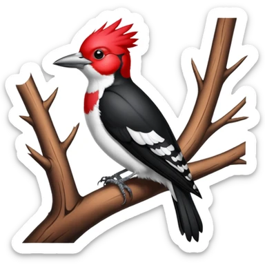 Red-headed woodpecker
 sticker