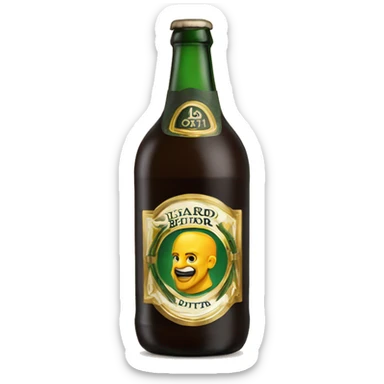 A botul e of luxardo bitter bianco sticker