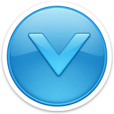 Blue checkmark emoji for verification  sticker