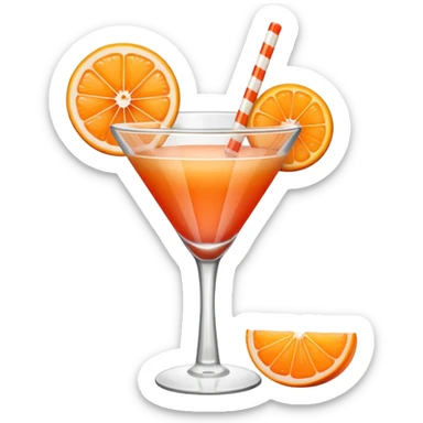 An orange grapefruit, with a horizontal red stripe around the middle. 4 vertical cocktail sticks in the orange with small pieces of candy on the sticks. On top of the orange a small white lit candle. The orange should be a piece of fruit not a drink.  sticker
