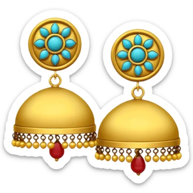 Jhumka images sticker