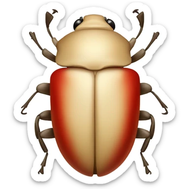  beige Beetle with red bow sticker