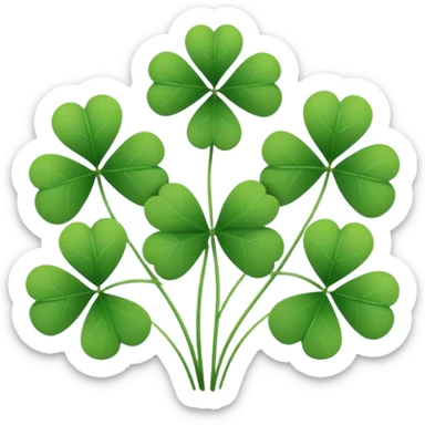 plant with small clover like leaves sticker