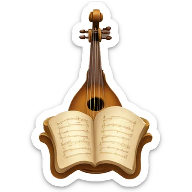 bard's Lyre  sticker