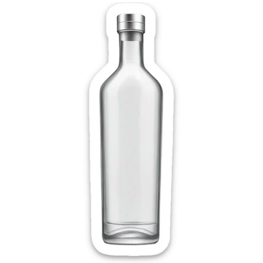 Vodka bottle sticker
