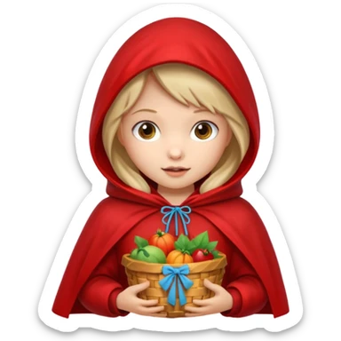 Little red riding Hood sticker