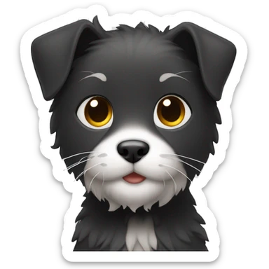 Moça branca com cabelo preto. Com um gato e um cachorro no colo sticker
