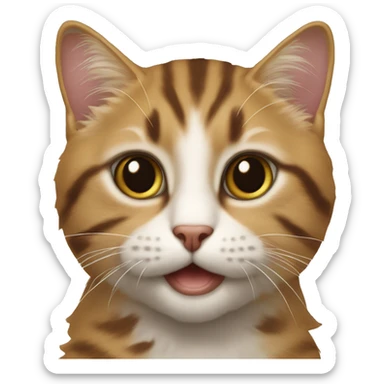 Кофе с корицей в лапах у кота  sticker