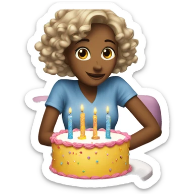 Birthday thank you wishes sticker