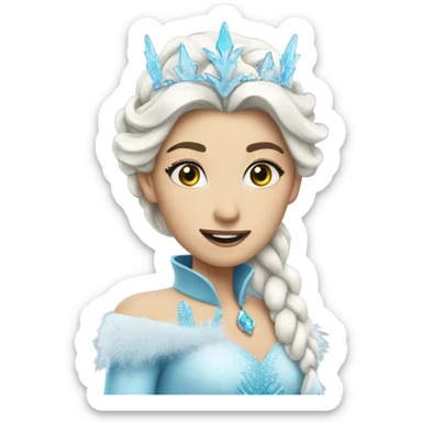 Snow queen sticker