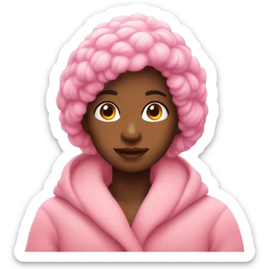 Cozy pink sticker