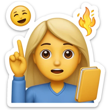 Create me an emoji of how someone would feel after a crazy stressful day and they are just over it sticker