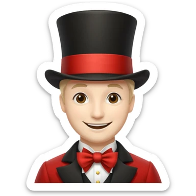 Ringmaster + hat sticker