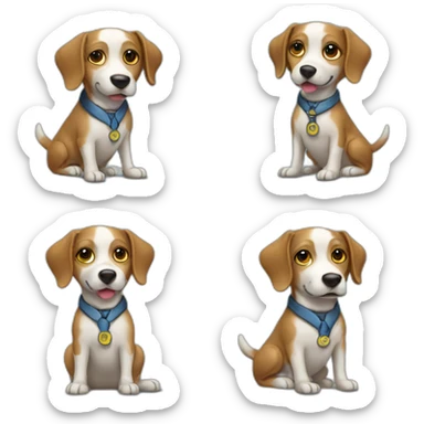 JOB INTERVIEW DOG sticker