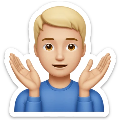 generate an emoticon Massage the masseter muscles sticker