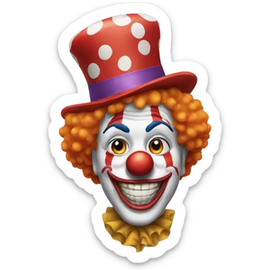 clown  sticker