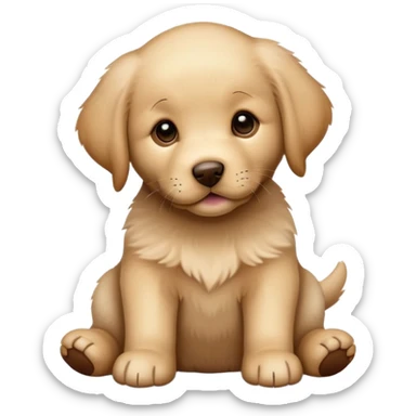 labrador retriever puppy sticker